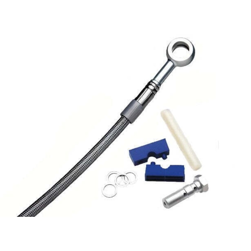 Spiegler Brake Lines:1 Front for BMW R1150GS Advent. 2003-05 ABS Top ext len