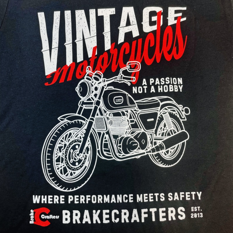 “Vintage Motorcycles” Tee Shirt – 2024 Edition