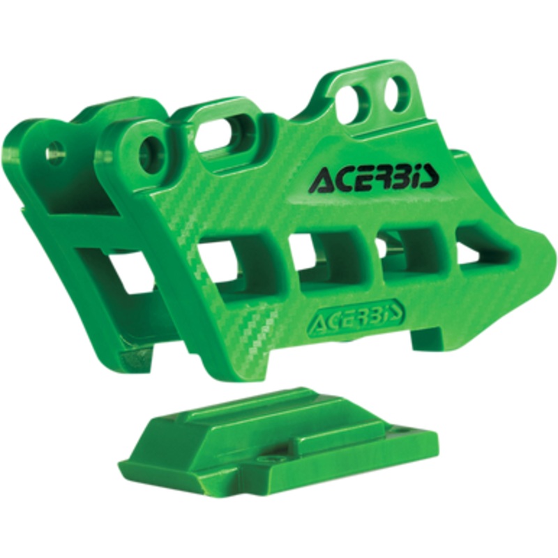 ACERBIS Complete Chain Guide Block – Kawasaki – Green 2410970006