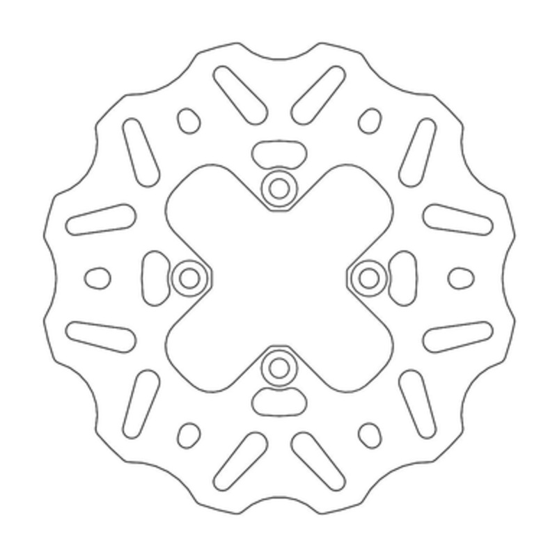 MOTO-MASTER Brake Rotor – Rear – Nitro 110364-PU