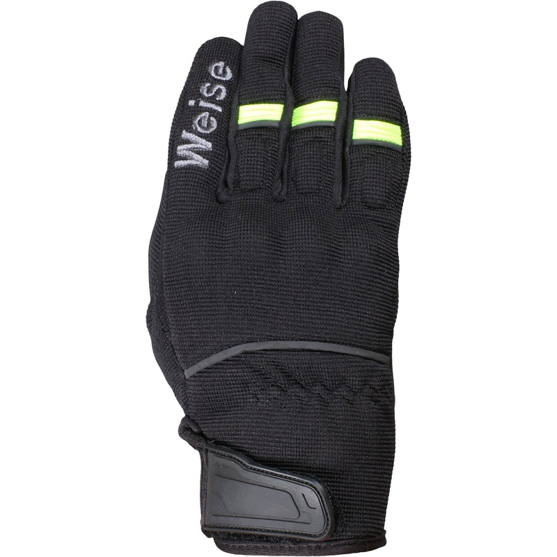 Weise Pit Men’s Motorcycle Glove Neon