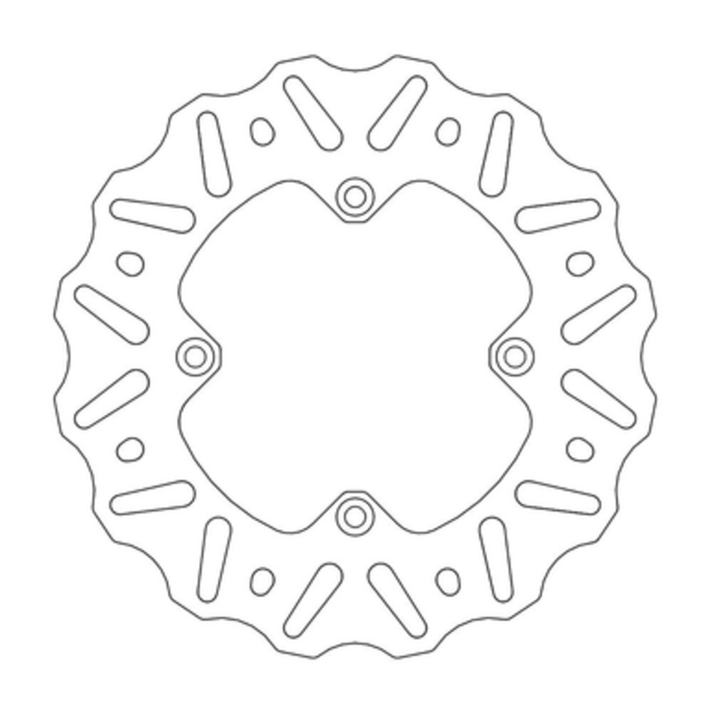 MOTO-MASTER Brake Rotor – Rear – Nitro 110366-PU