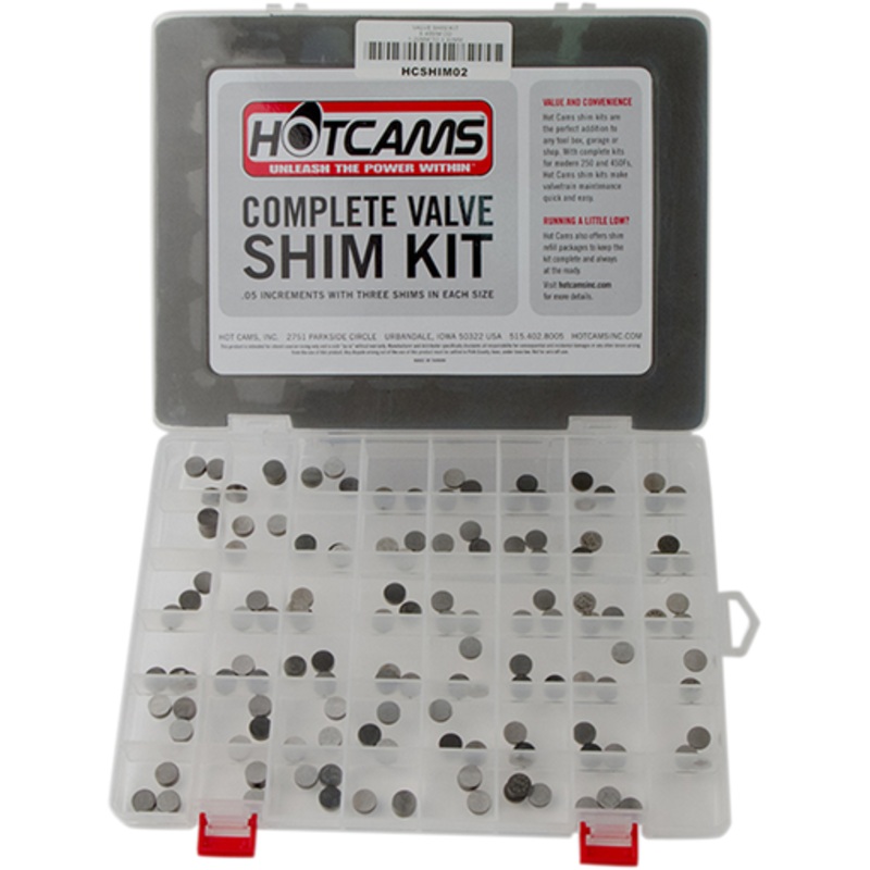 Hot Cams Cam Shim Kit for Honda CRF450R 2002-2023 HCSHIM02