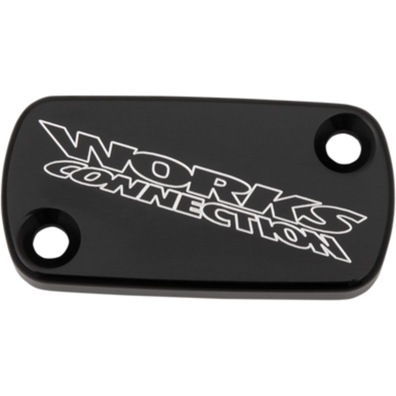 WORKS CONNECTION Brake Cover – Billet – Black 21-116