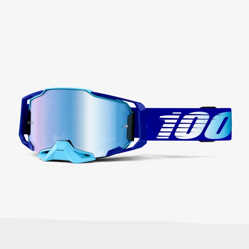100% Armega Goggle Royal Blue – Blue Mirror