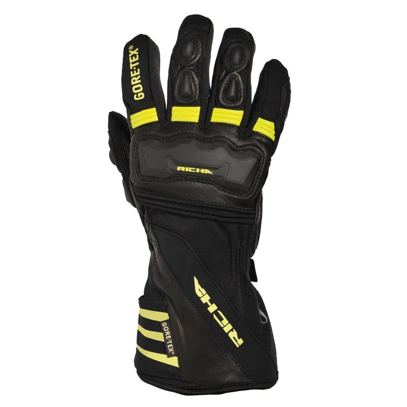 Richa Cold Protect GTX Goretex Gloves – Black / Fluo Yellow