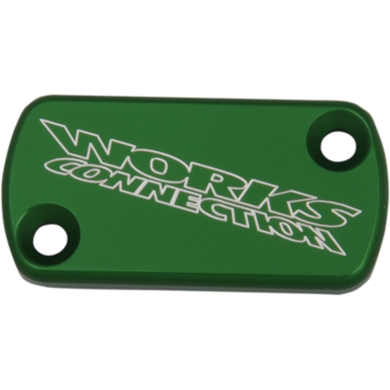 WORKS CONNECTION Brake Cover – Billet – Green 21-110