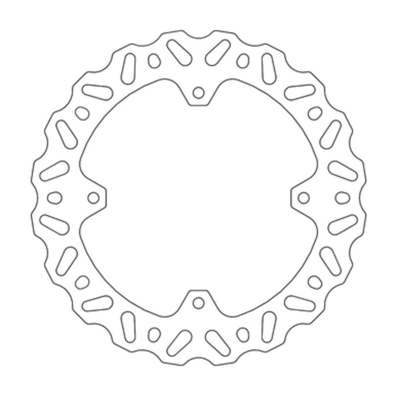 MOTO-MASTER Brake Rotor – Rear – Nitro 110365-PU