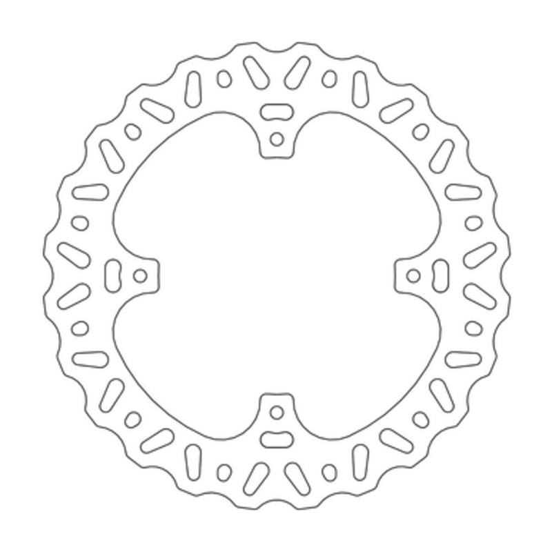 MOTO-MASTER Brake Rotor – Rear – Nitro 110356-PU