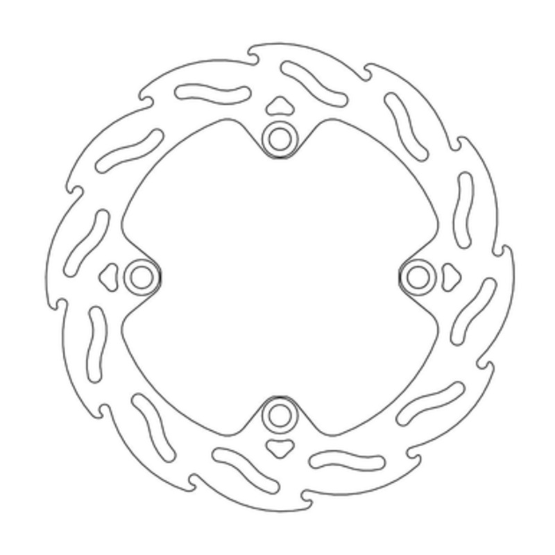 MOTO-MASTER Brake Rotor – Rear – Flame 110667-PU