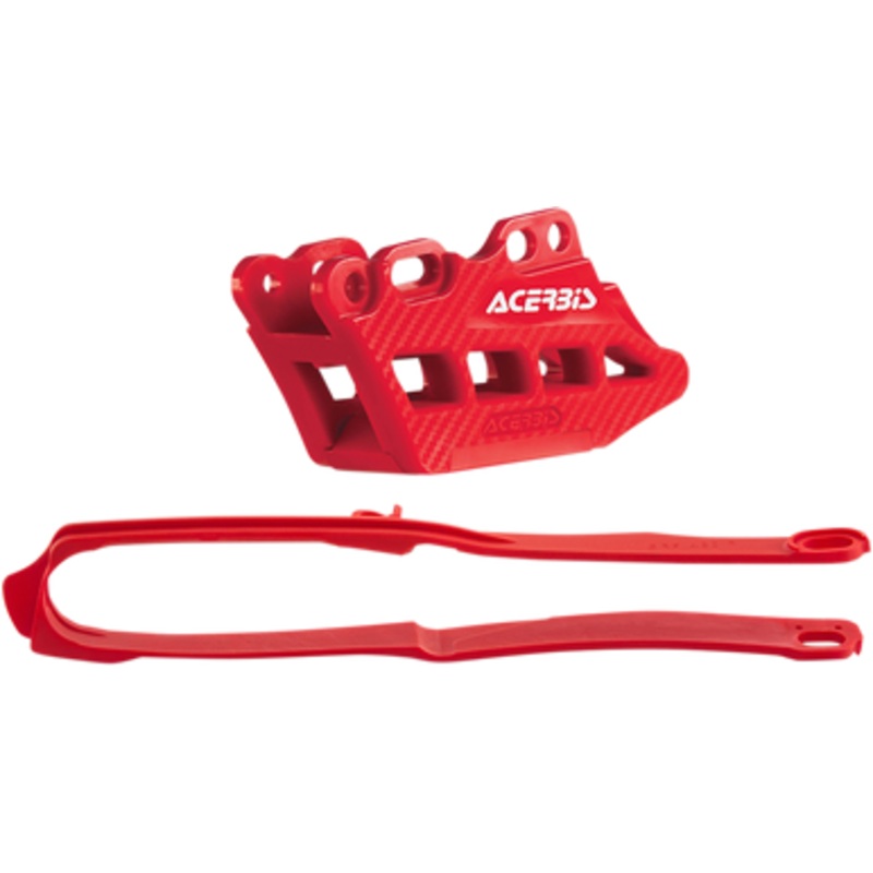 ACERBIS Chain Guide and Slider Kit – Honda CRF250R/CRF450R/RX  – Red 2666240004