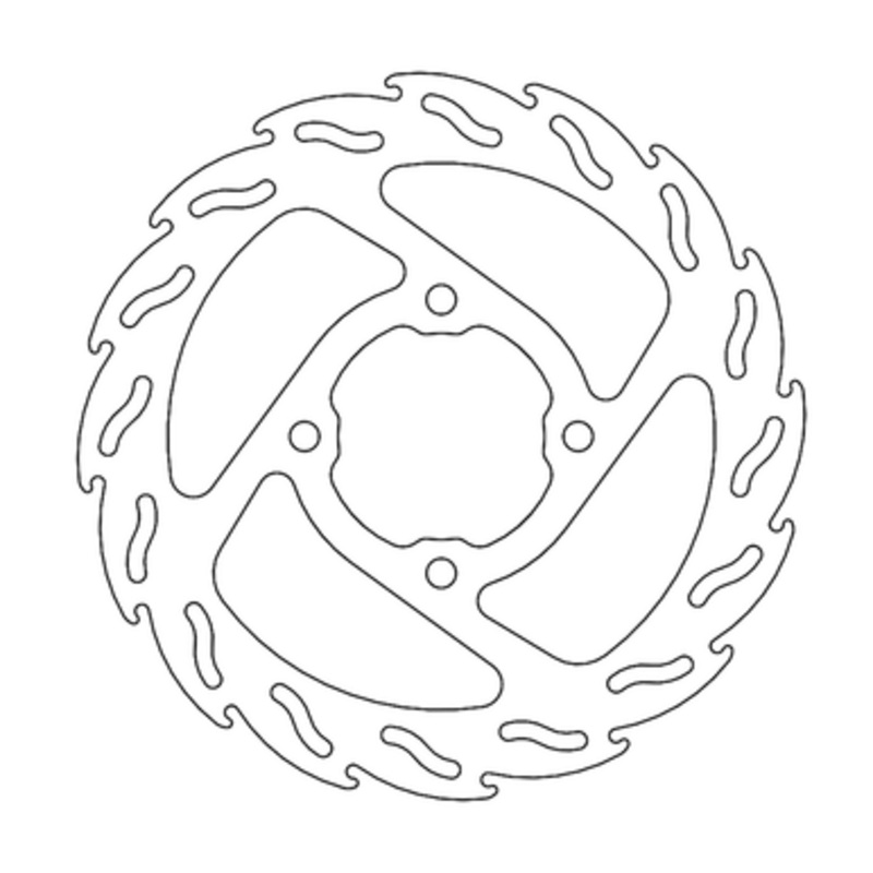 MOTO-MASTER Brake Rotor – Rear – Flame 110696-PU