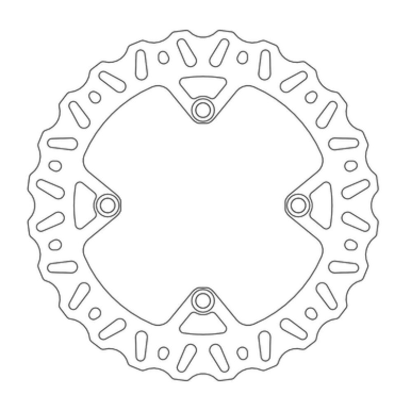 MOTO-MASTER Brake Rotor – Rear – Nitro 110405-PU