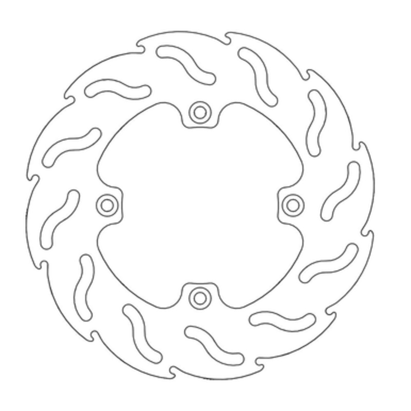 MOTO-MASTER Brake Rotor – Rear – Flame 110224-PU