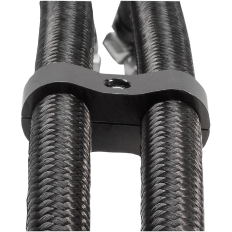 JAGG OIL COOLERS Hose Separator – Black – 3/8″ 22-JHS06-BK