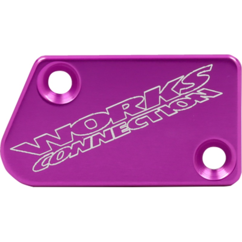 WORKS CONNECTION Front Brake Cap – Purple – Yamaha 21-P032