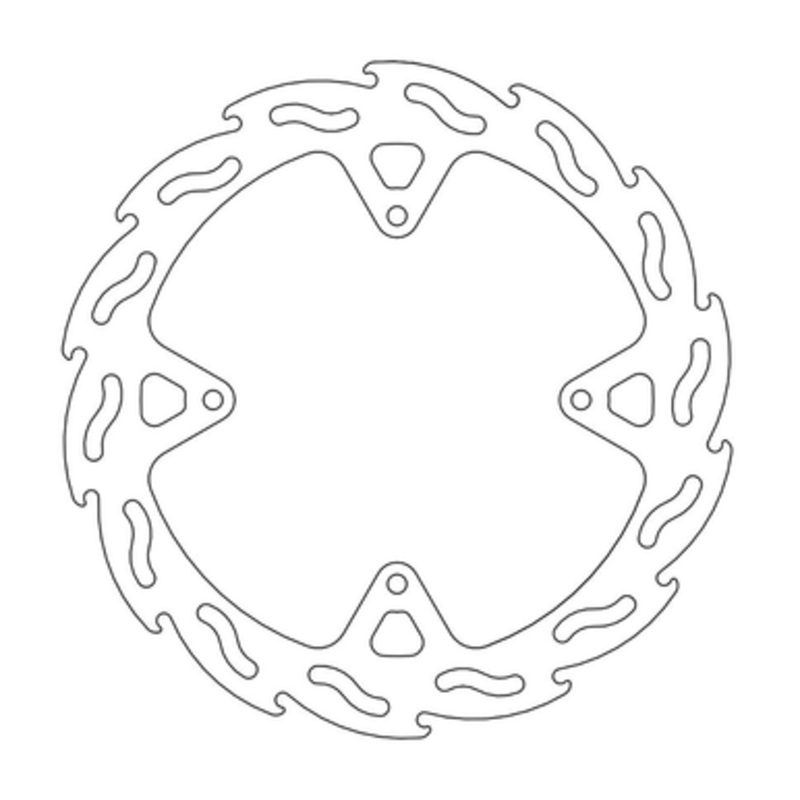 MOTO-MASTER Brake Rotor – Rear – Flame 110646-PU