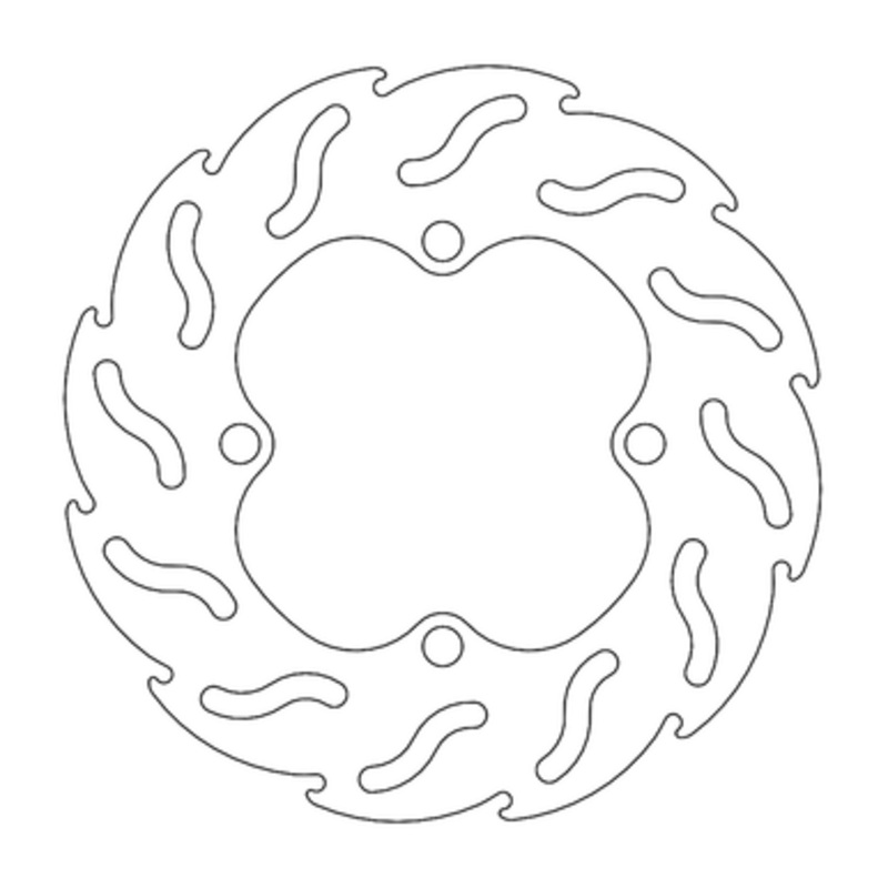 MOTO-MASTER Brake Rotor – Front/Rear – Flame 110239-PU