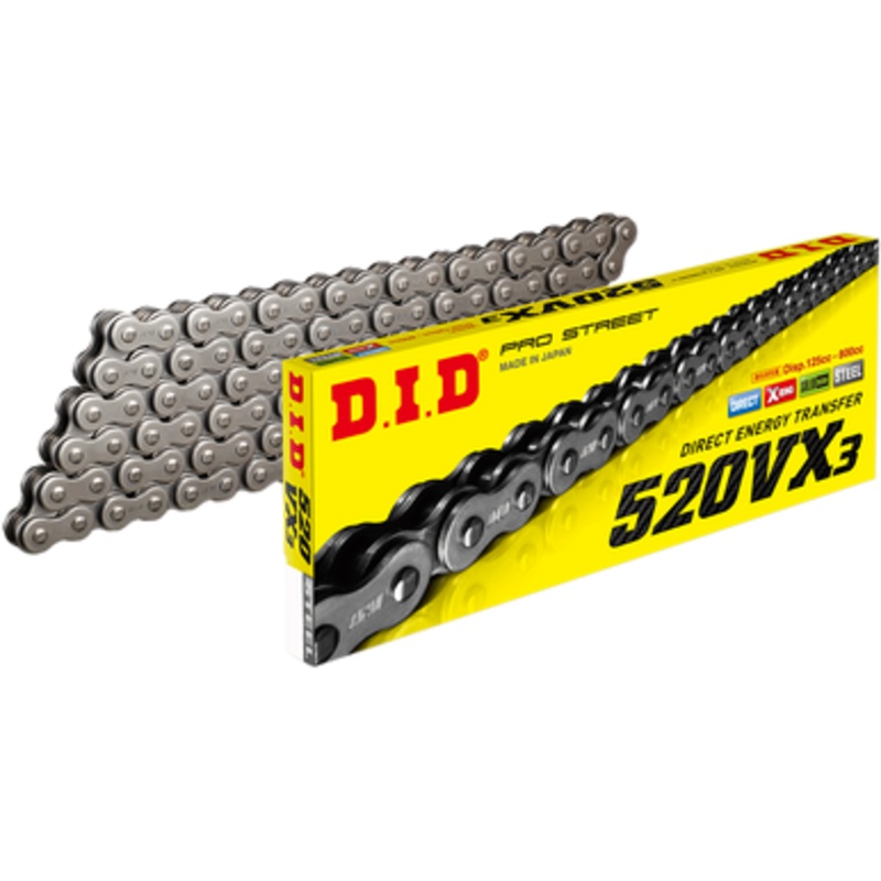 DID 520 VX3 – Chain – 110 Links 520VX3X110FB