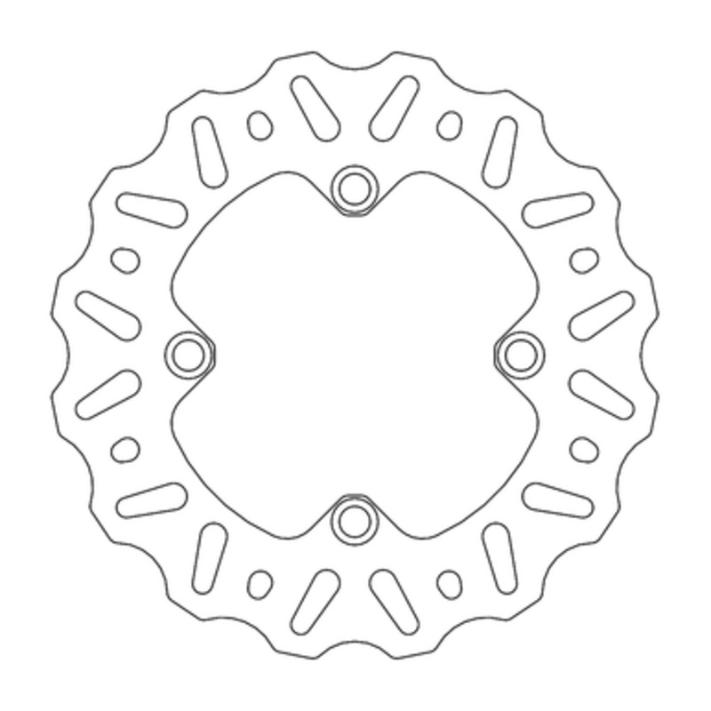 MOTO-MASTER Brake Rotor – Rear – Nitro 110361-PU