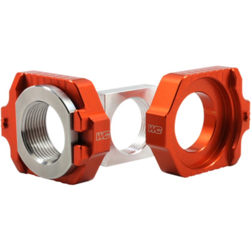 WORKS CONNECTION Elite Axle Block Kit – Orange 17-263