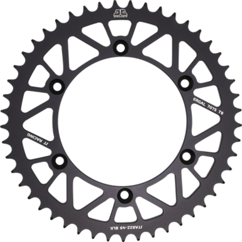 JT SPROCKETS Rear Sprocket – 520 – Black – 45 Tooth JTA822.45BLK