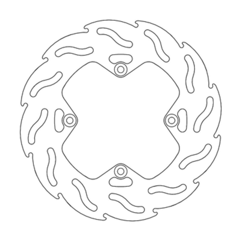 MOTO-MASTER Brake Rotor – Rear – Flame 110269-PU