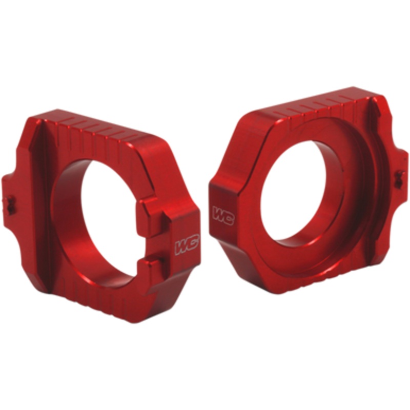 WORKS CONNECTION Elite Axle Block Kit – Red 17-255