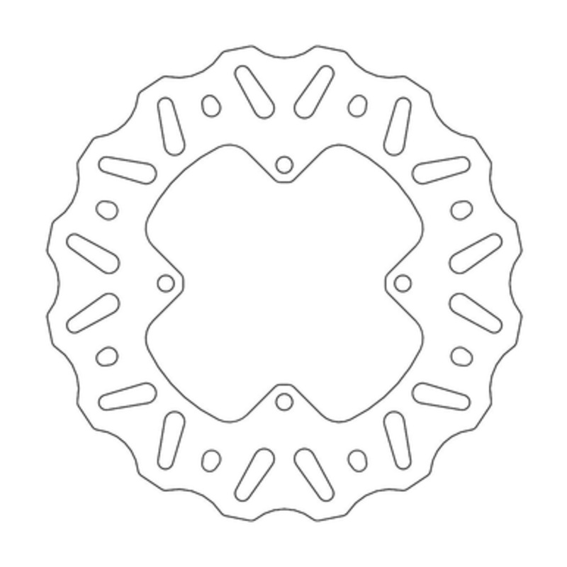 MOTO-MASTER Brake Rotor – Rear – Nitro 110360-PU