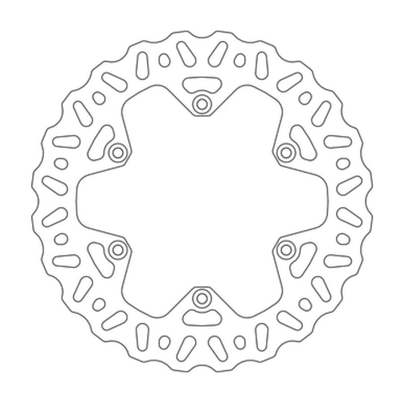 MOTO-MASTER Brake Rotor – Rear – Nitro 110363-PU