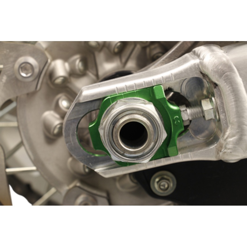 WORKS CONNECTION Elite Axle Block – Green 17-248