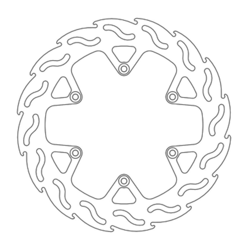 MOTO-MASTER Brake Rotor – Rear – Flame 110600-PU