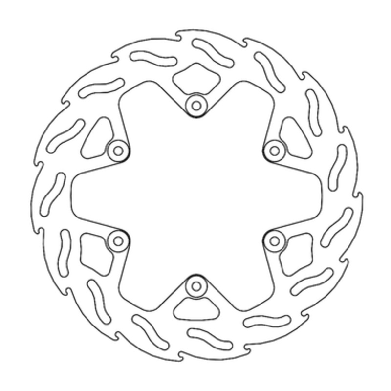 MOTO-MASTER Brake Rotor – Rear – Flame 110227-PU