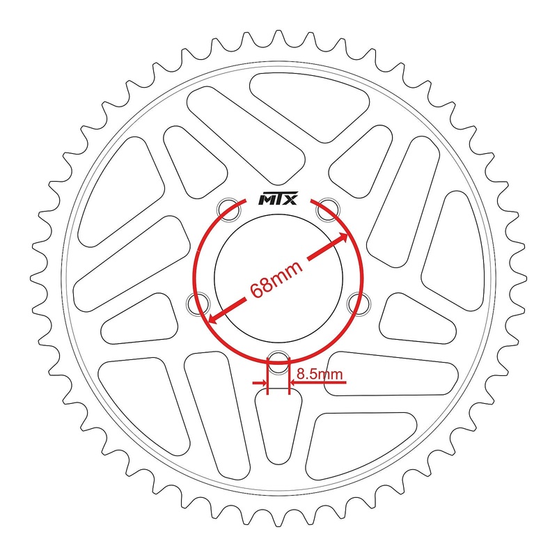 MTX Steel Sur-Ron Rear Sprocket #420 (48T)