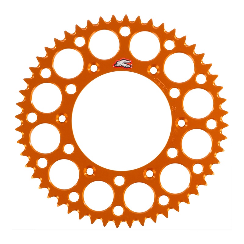 Renthal Sprocket Rear Orange 52T Alloy 7075 T6 Grooved KTM