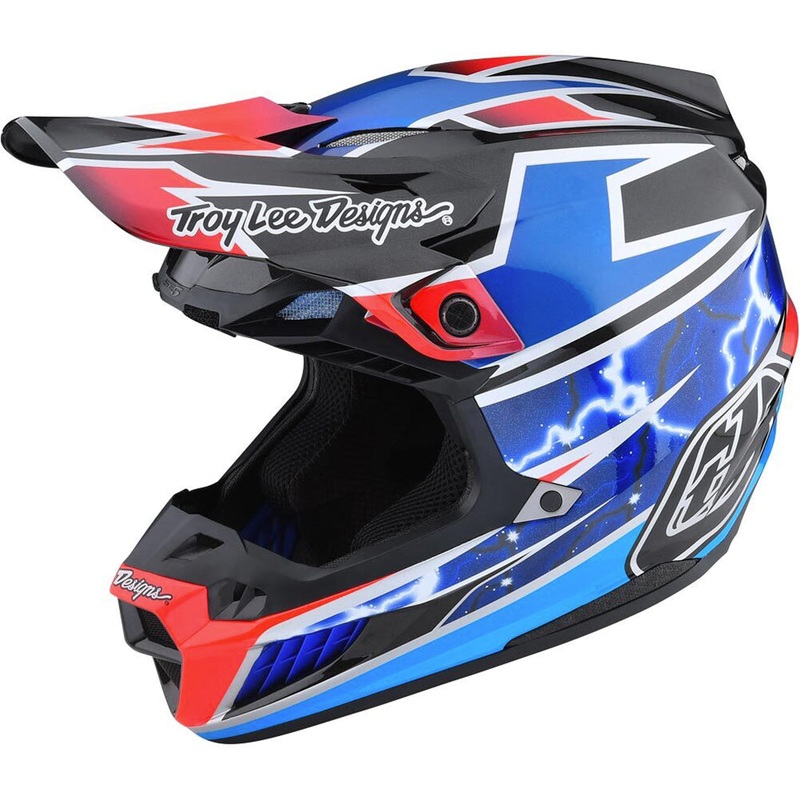 TLD – SE5 Composite Lightning Blue Helmet
