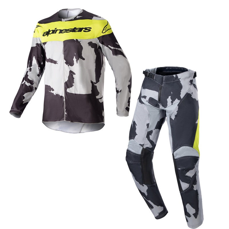 Alpinestars – 2023 Youth Racer Tactical Camo/Yellow MX Combos
