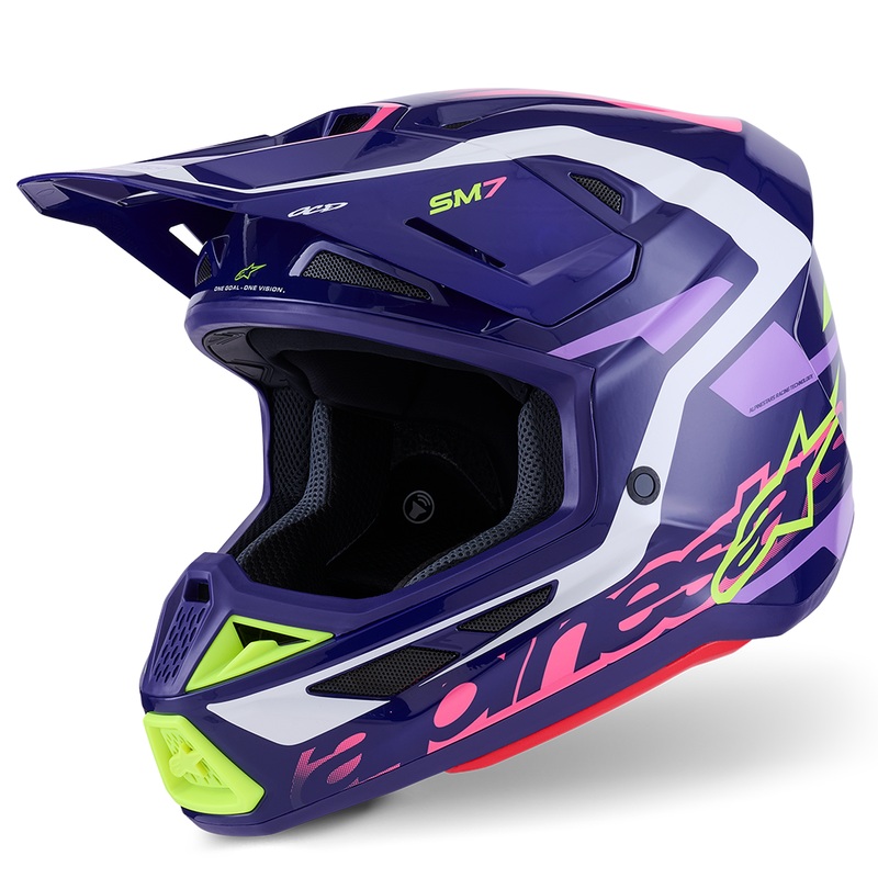 Alpinestars – 2026 SM7 Deed Gloss Purple/Pink Helmet