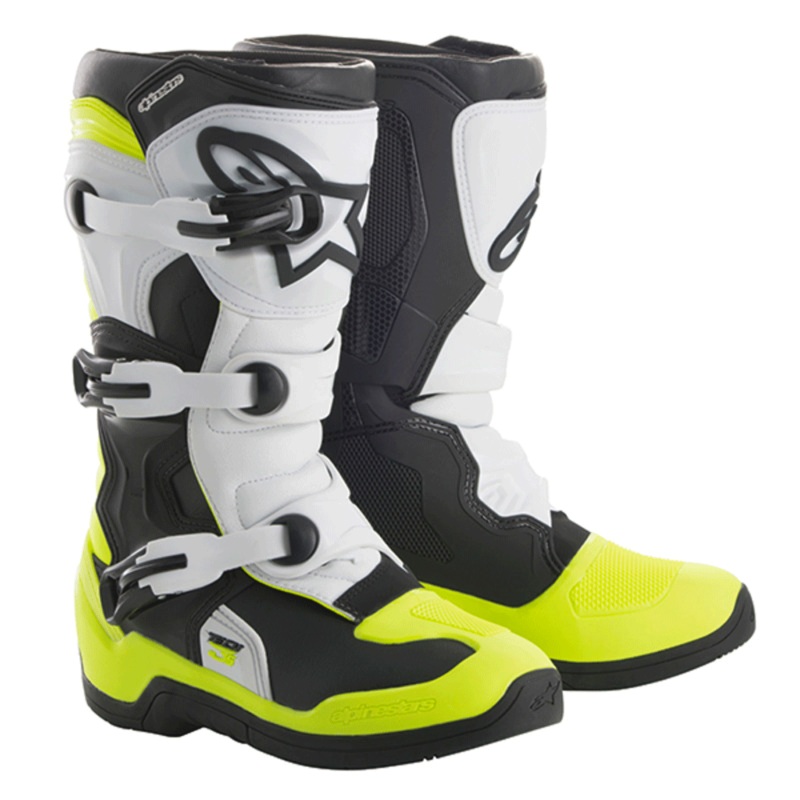 Alpinestars – Tech 3s V2 Black/White/Yellow Black/Yellow Youth MX Boots