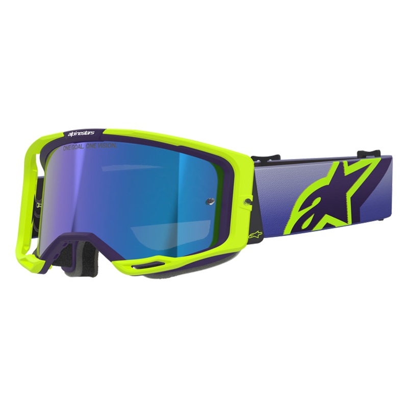 Alpinestars – Vision 8 Purple/Yellow Corp Goggle