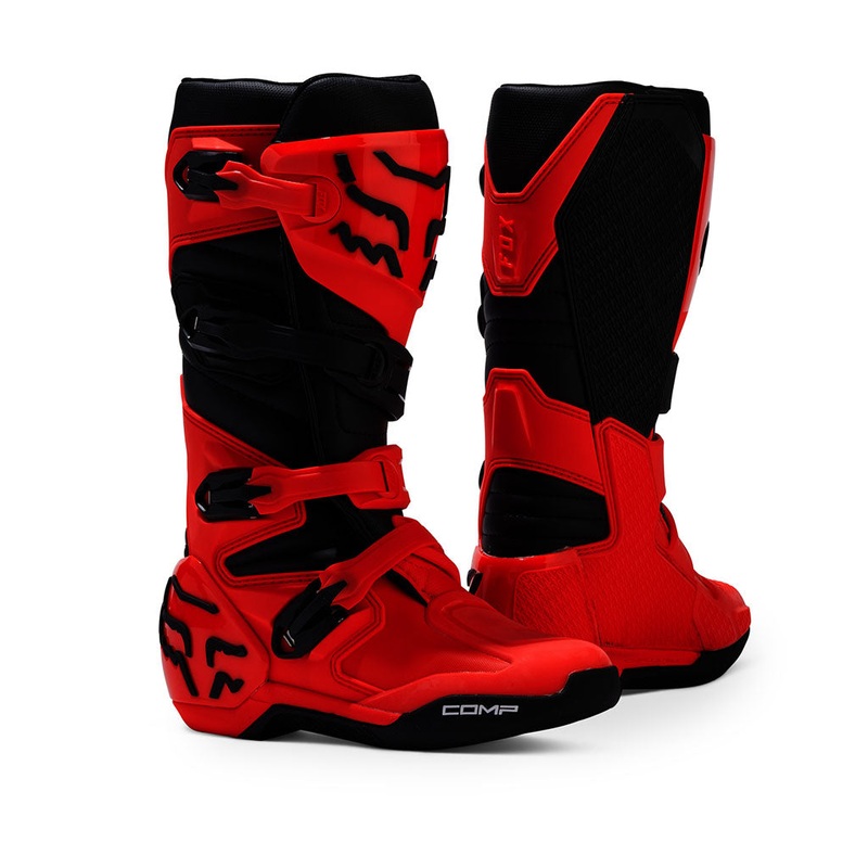 Fox – 2025 Youth Comp Flo Red MX Boots