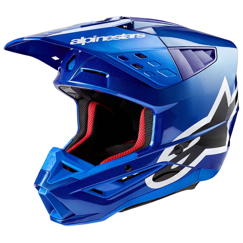 Alpinestars – 2025 SM5 Corp Blue Gloss Helmet