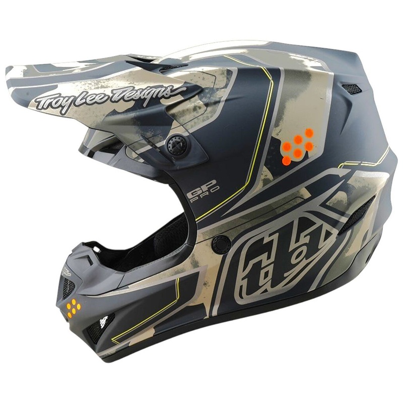TLD – 2025 GP Pro Trooper Black/Caper Helmet