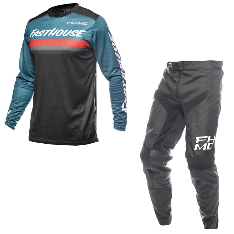 Fasthouse – Carbon Force Teal MX Combo