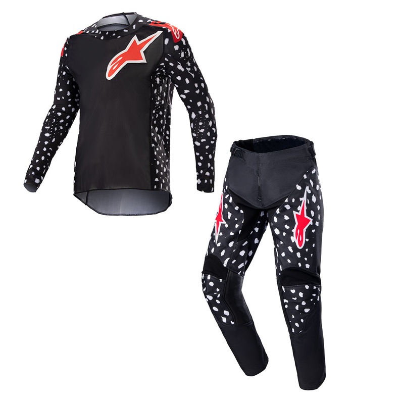 Alpinestars – 2023 Youth Racer North Black/Red MX Combo
