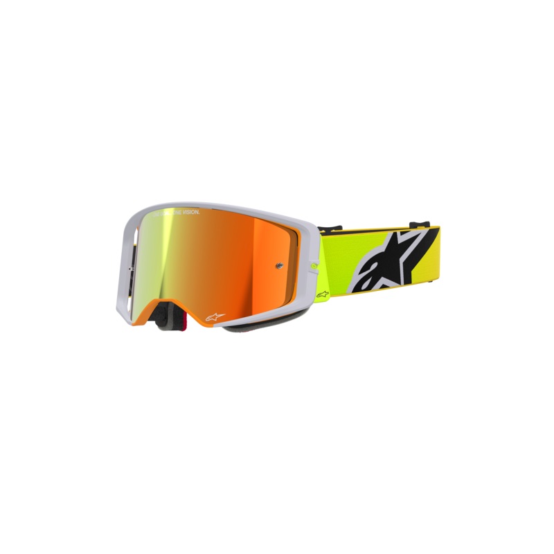 Alpinestars – Supertech Corp Yellow/Grey Mirror Lens Goggle