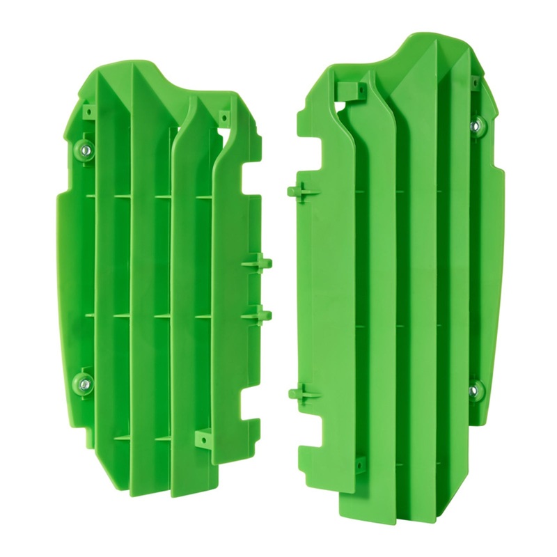 Polisport Radiator Louvers Kawasaki KX250F (’17-) – Green